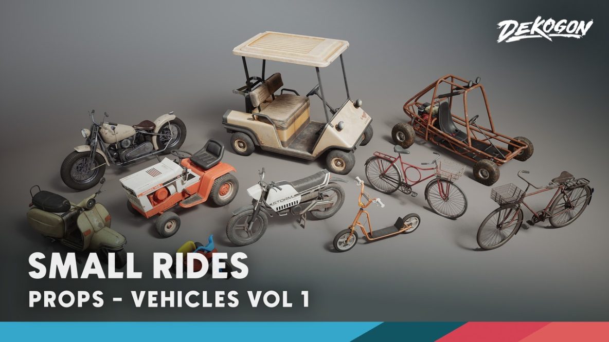 Vip Low Poly Vehicles VOL.1 – Small Rides (Nanite and Low Poly) 5.4 VIP - Unreal