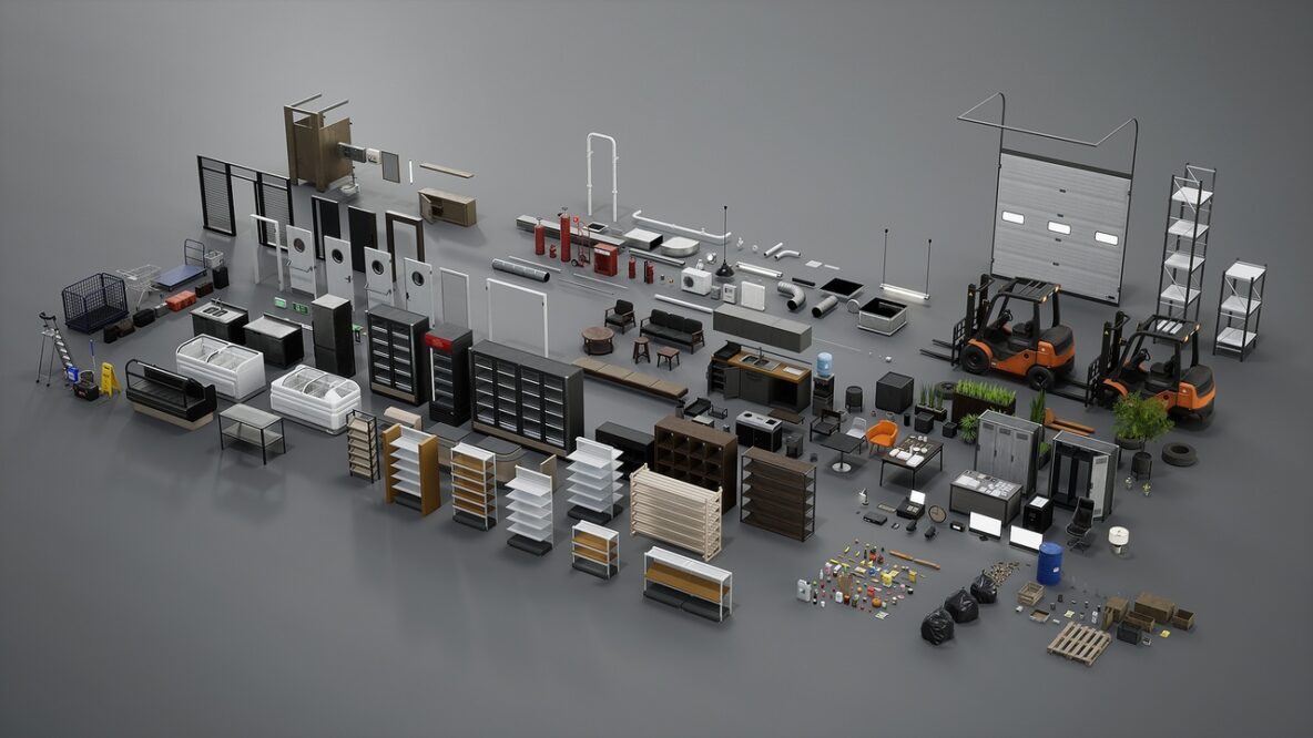 Grocery store props collection 5.4 VIP - Unreal
