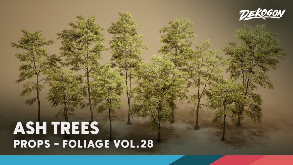 Vip Low Poly Foliage VOL.28 – Ash Trees (Nanite and Low Poly) 5.6 VIP - Unreal